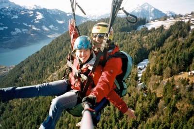 One of the most amazing things I have ever done! And yes those are the Swiss Alps behind me.