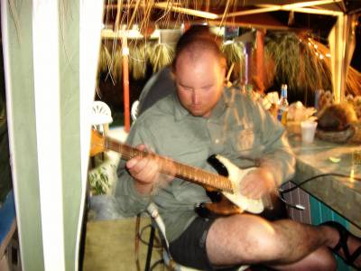 ...watch Sol jam on Max's guitar!