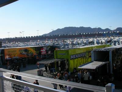 Looking out at a sea of RVs