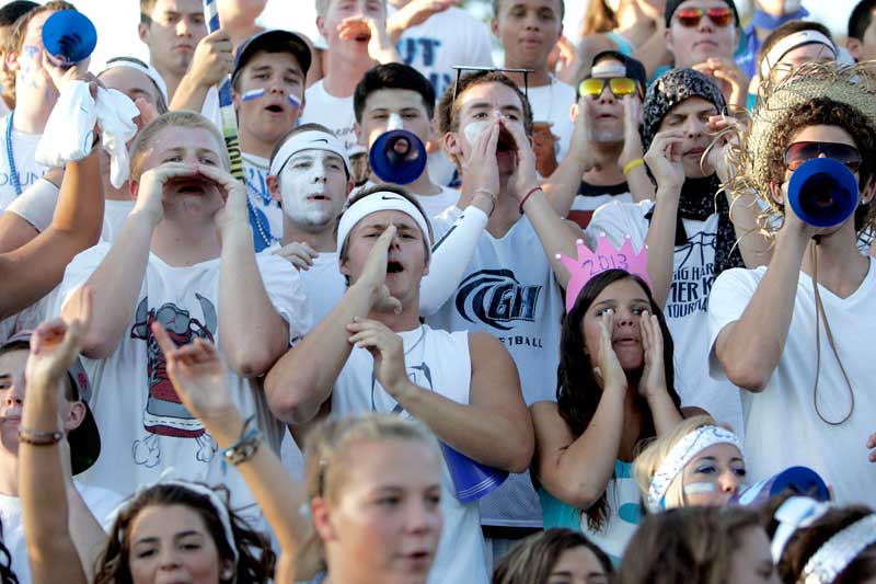 Fans cheer for the Tides. (Staff file.)