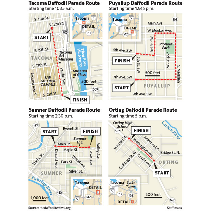 Where and when to watch Saturday’s Daffodil Festival parades