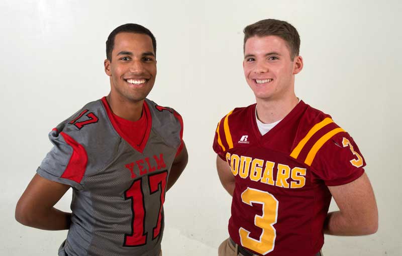 Vernon Parker, Yelm, from left; Van Soderberg, Capital. (Lui Kit Wong, staff photographer.)